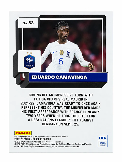 Eduardo Camavinga – Donruss FIFA 2022-23 | #53