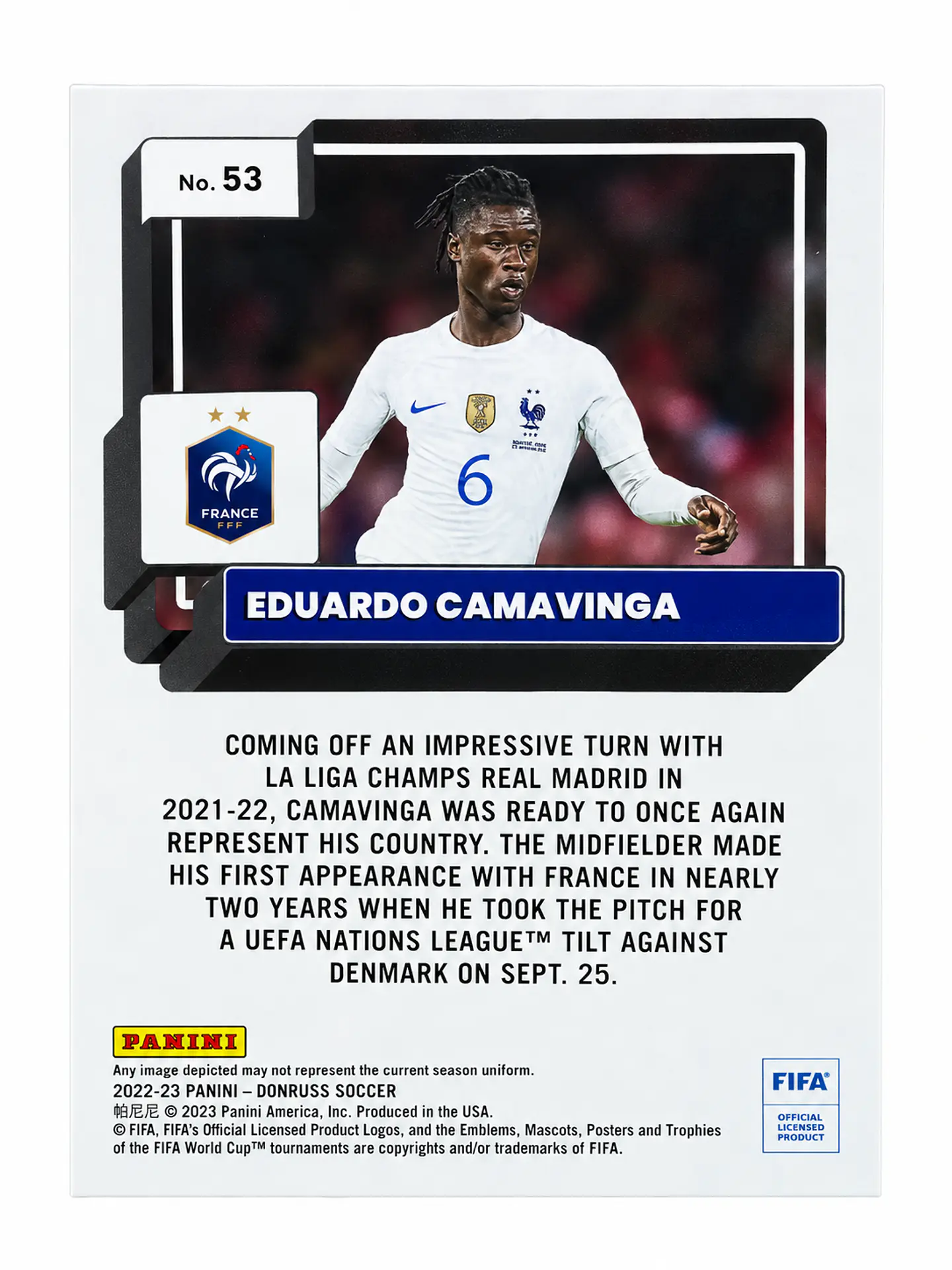 Eduardo Camavinga – Donruss FIFA 2022-23 | #53 2
