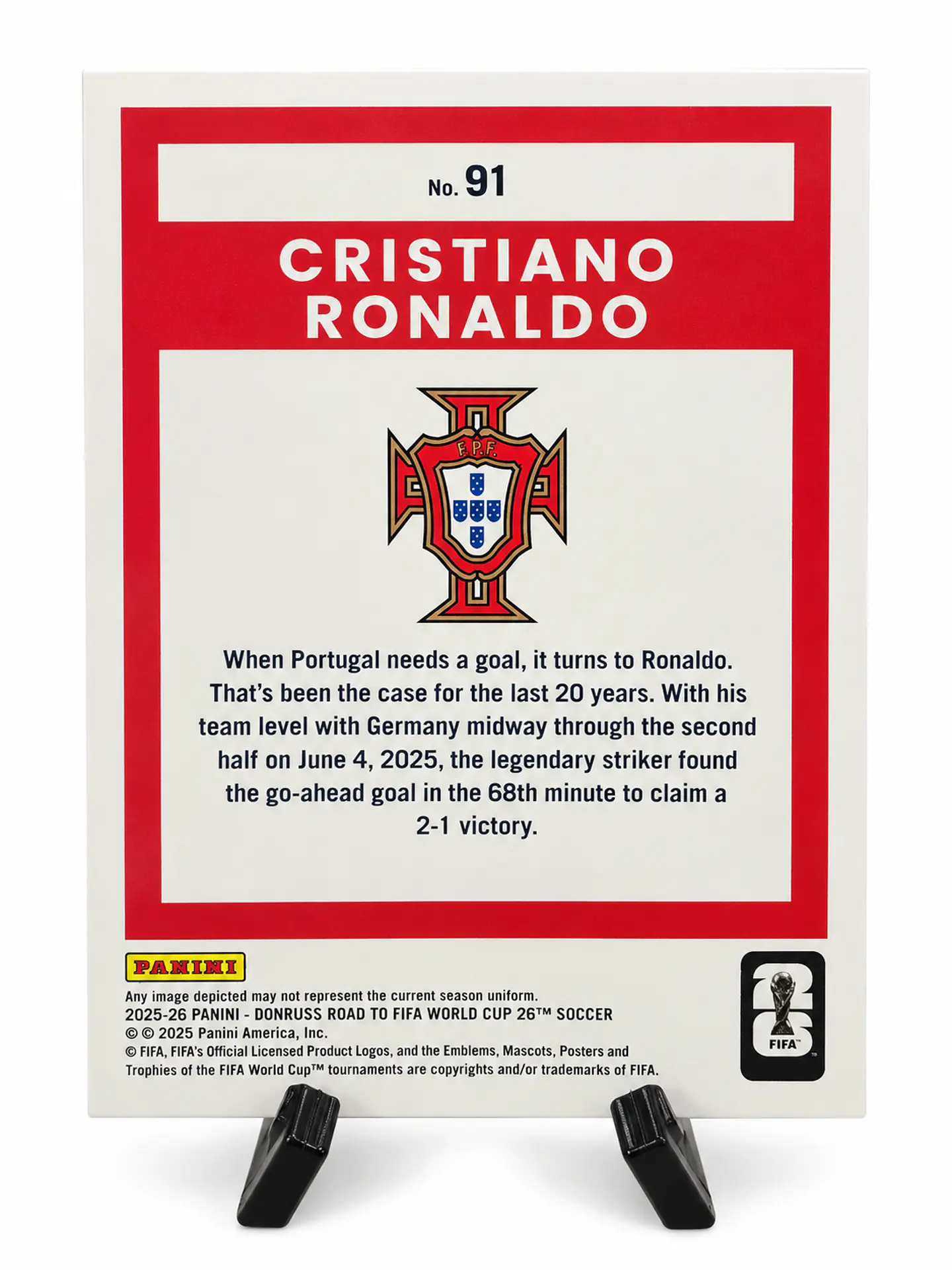 Cristiano Ronaldo – Donruss Road to FIFA World Cup 2026 | #91 2
