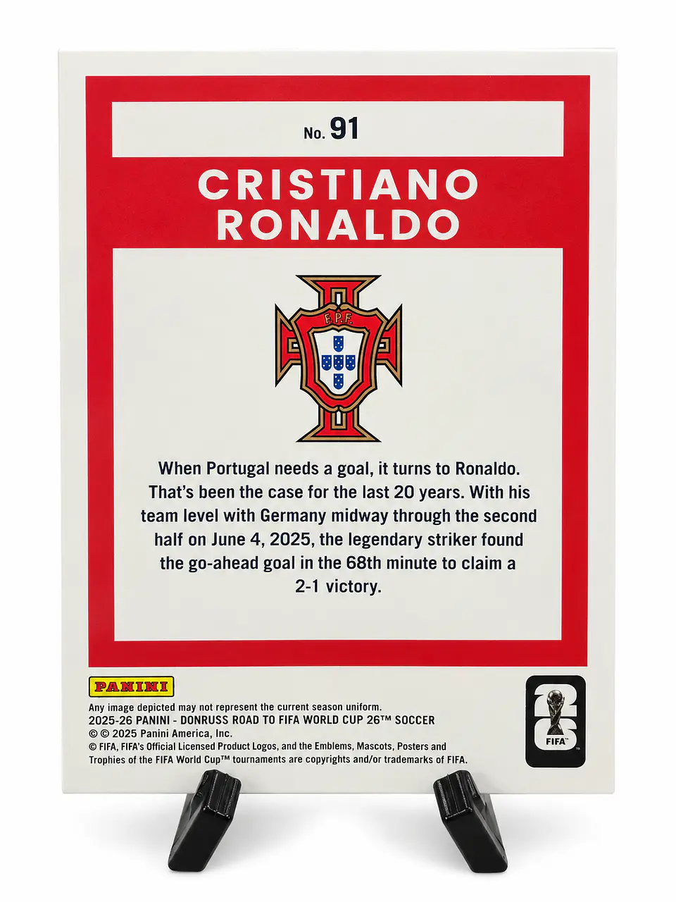 Cristiano Ronaldo – Donruss Road to FIFA World Cup 2026 | #91 2