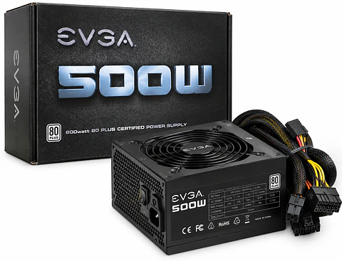  FUENTE EVGA 500W 80 PLUS 