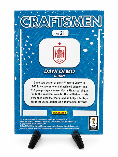 Dani Olmo – Donruss Craftsmen No. 21 | Road to FIFA World Cup 2026