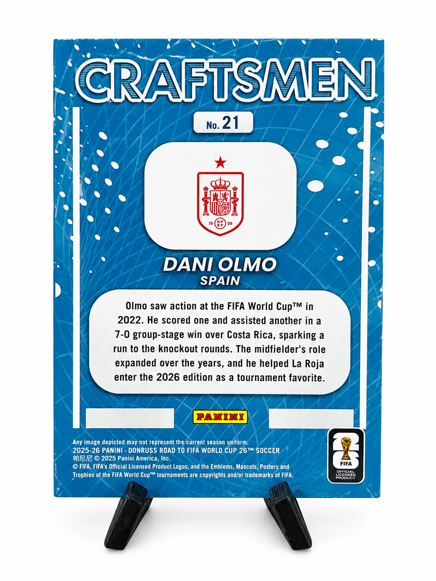 Dani Olmo – Donruss Craftsmen No. 21 | Road to FIFA World Cup 2026 2