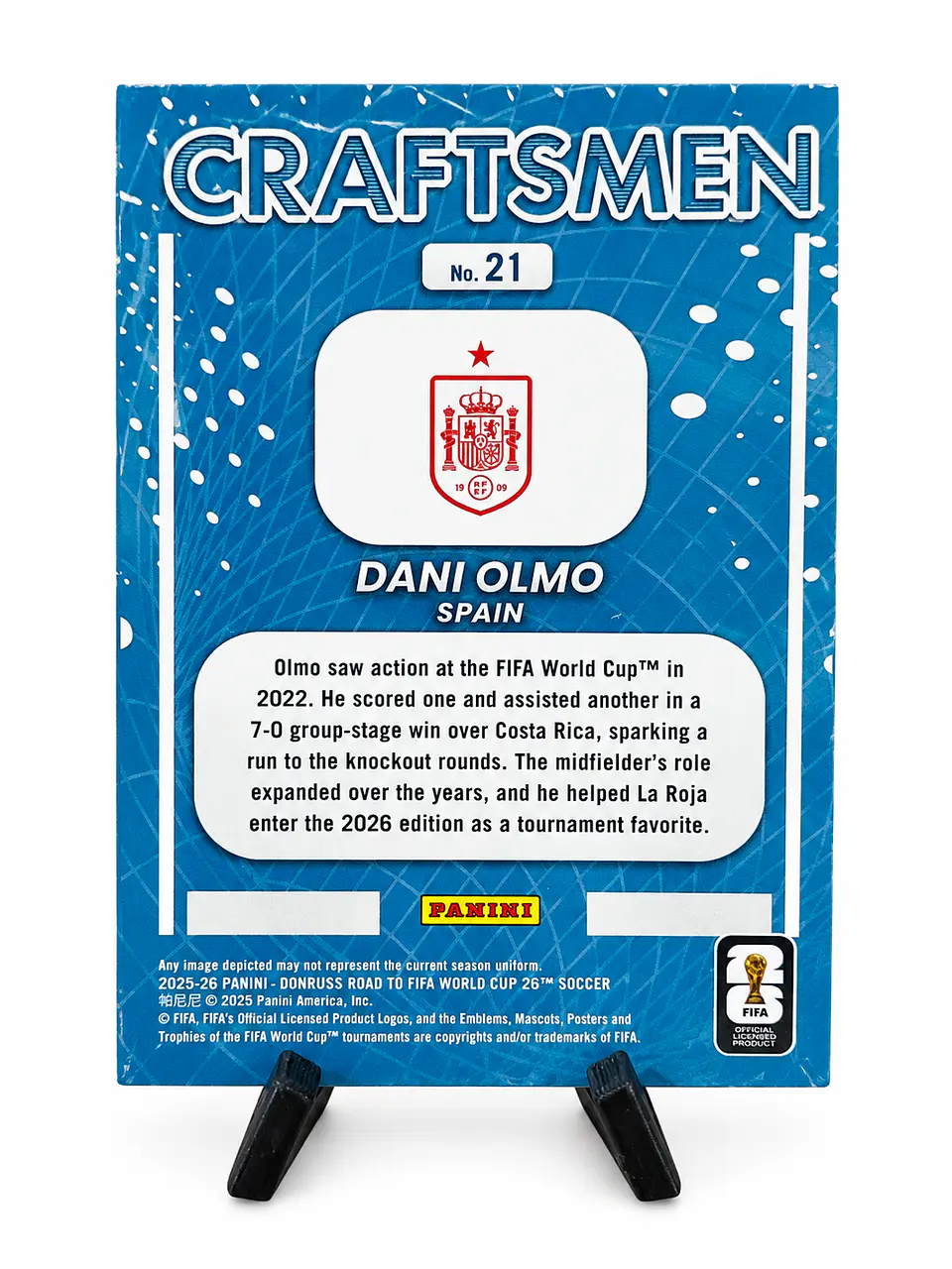 Dani Olmo – Donruss Craftsmen No. 21 | Road to FIFA World Cup 2026 2