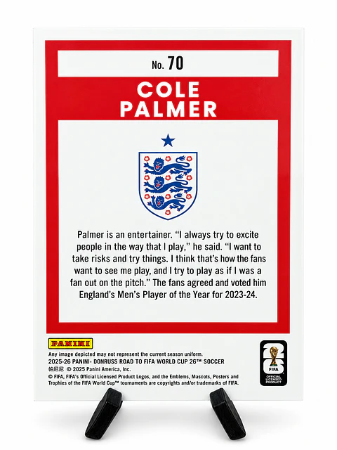 Cole Palmer – Panini Donruss Road to FIFA World Cup 2026 #70