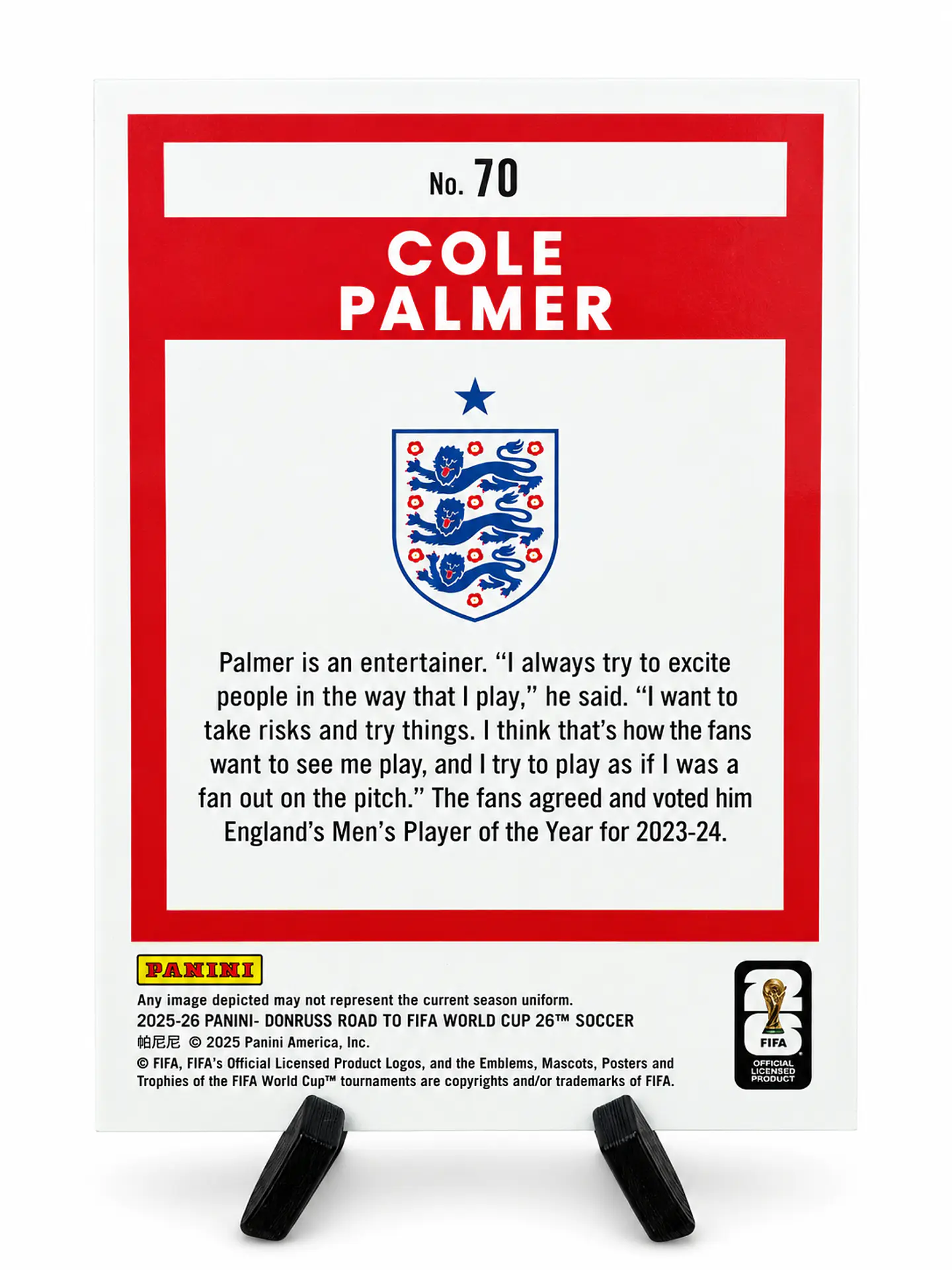 Cole Palmer – Panini Donruss Road to FIFA World Cup 2026 #70 2