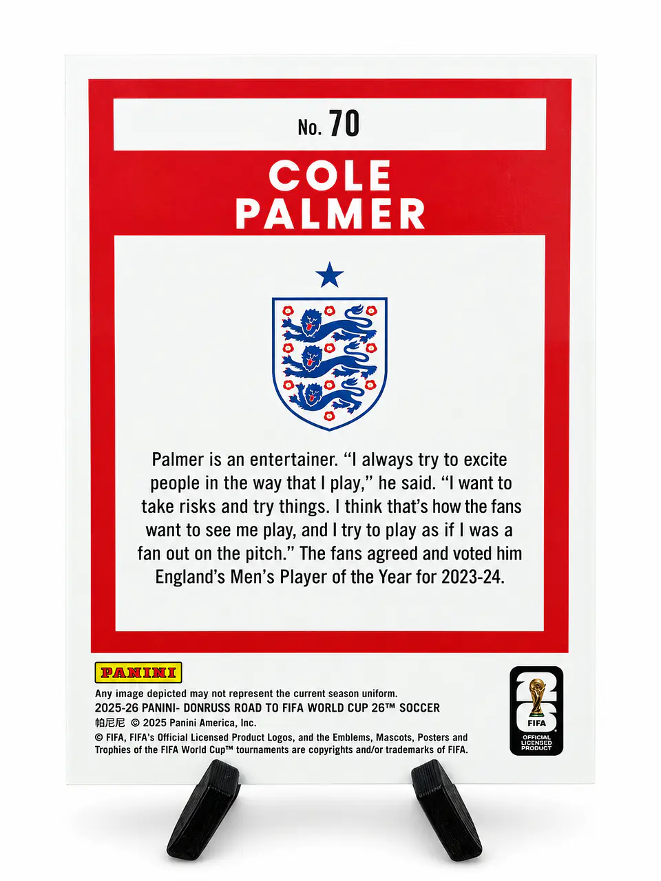 Cole Palmer – Panini Donruss Road to FIFA World Cup 2026 #70 2