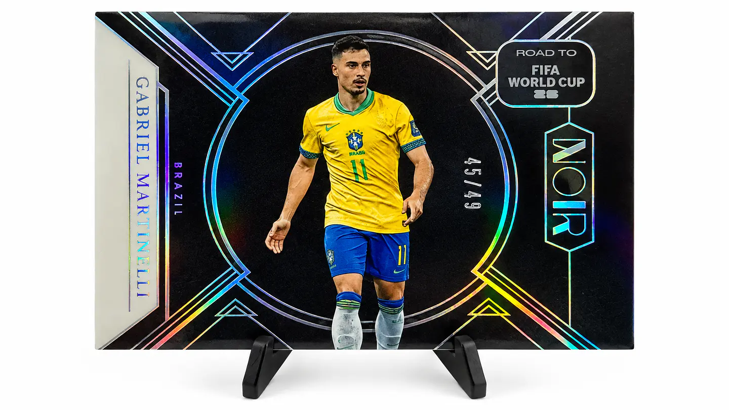 Gabriel Martinelli – Holo Plata #169, 45/49 | Panini Noir Road to FIFA World Cup 2026 1