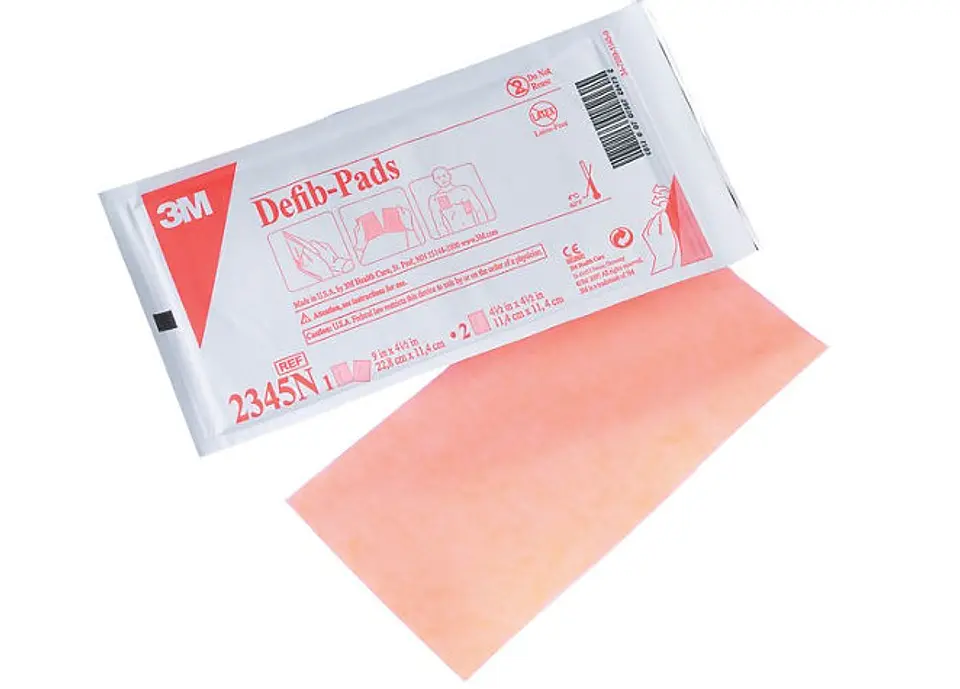 Defib Pads Almohadilladas de Gel Desechables para Desfibrilación 1