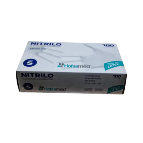 GUANTE DE NITRILO AZUL HOFSAMED