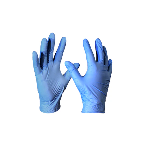 GUANTE DE NITRILO AZUL HOFSAMED