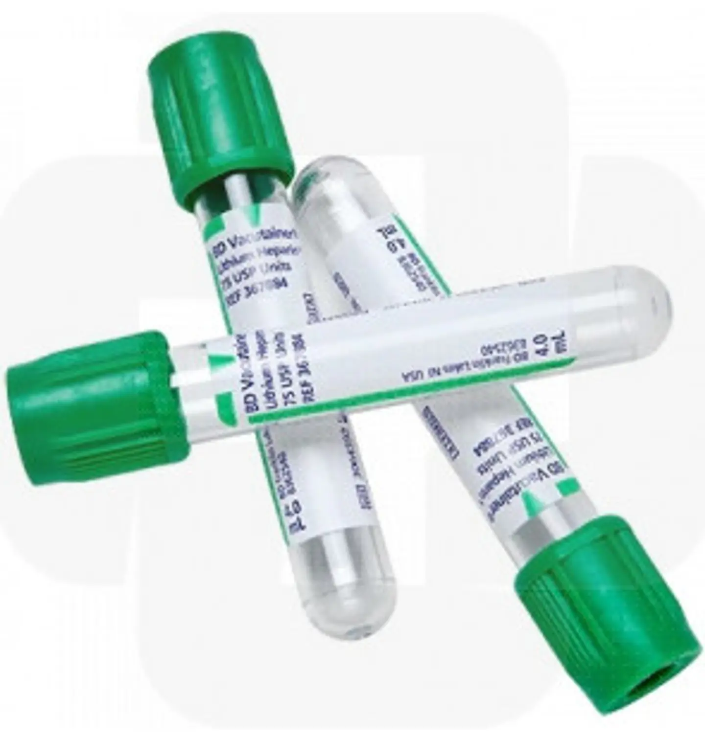 HEMOGARD CON HEPARINA DE SODIO COLOR VERDE 1
