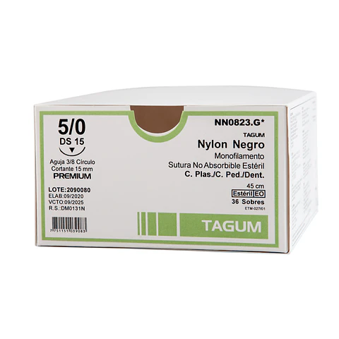 SUTURA NYLON NEGRO