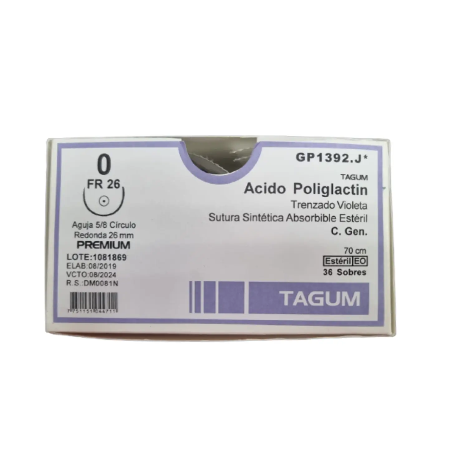 SUTURA ACIDO POLIGLACTIN 1