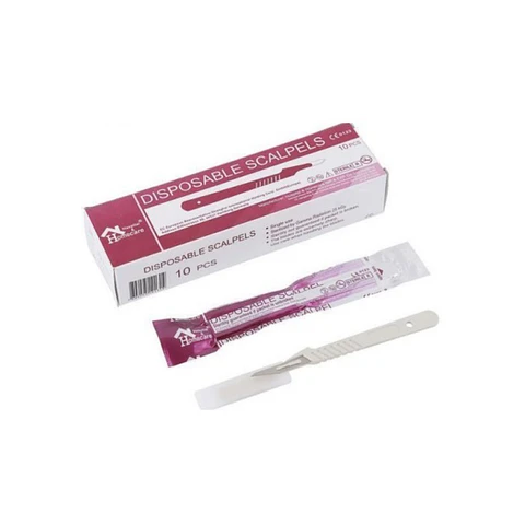 HOJA DE BISTURI ACERO AL CARBON CON MANGO