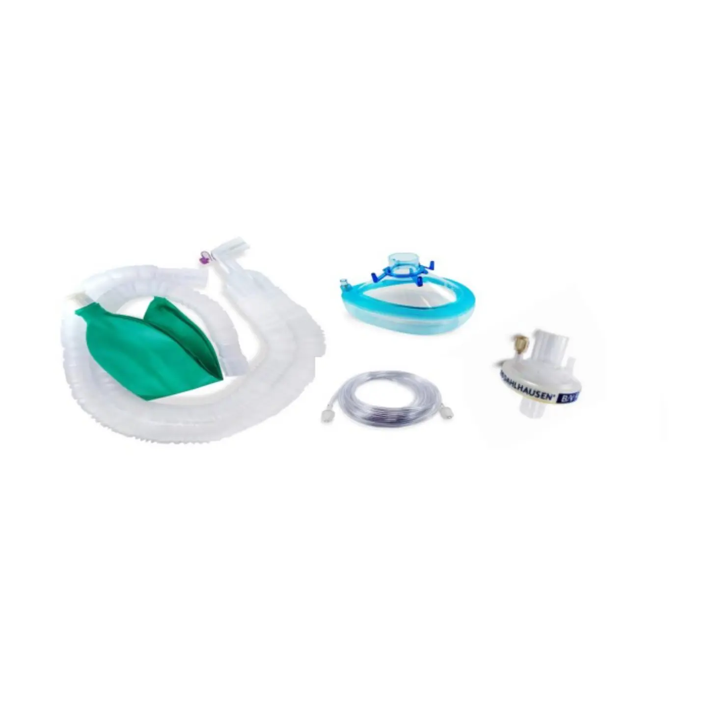 KIT CIRCUITO ANESTESIA DOBLE RAMA COMPLETO CON FILTRO HME 1