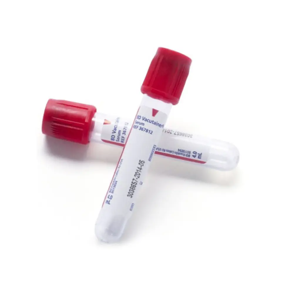 TUBO HEMOGARD ROJO 2