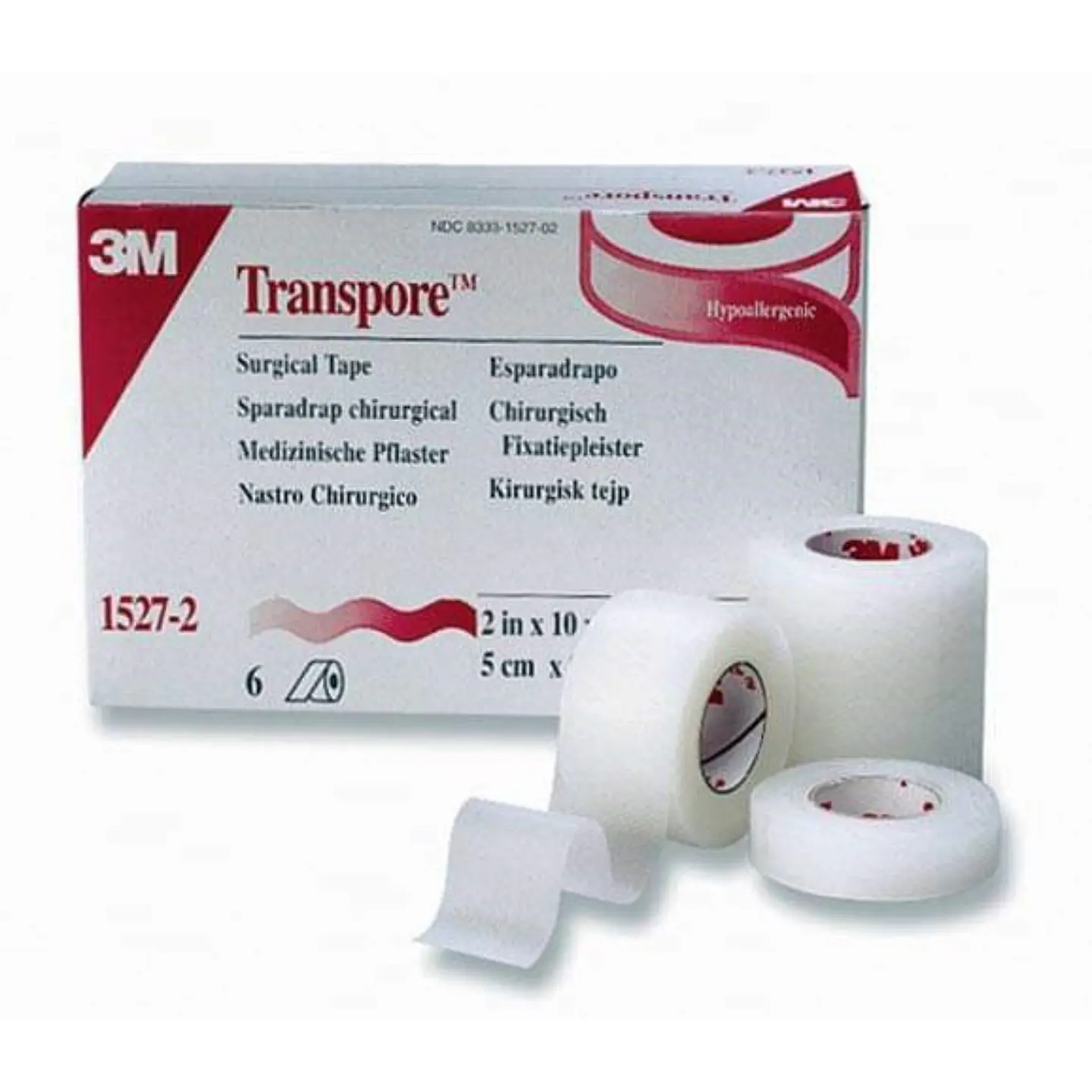 TRANSPORE CINTA QUIRURGICA TRANSPARENTE 1