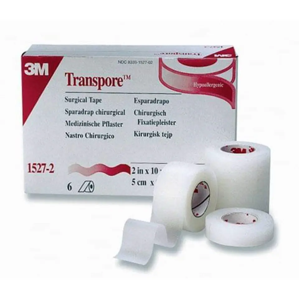 TRANSPORE CINTA QUIRURGICA TRANSPARENTE 1