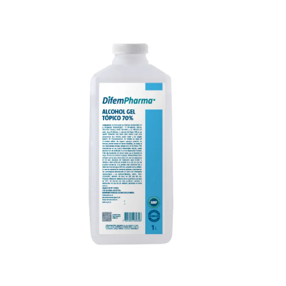 ALCOHOL GEL TÓPICO 70% DIFEMPHARMA 2