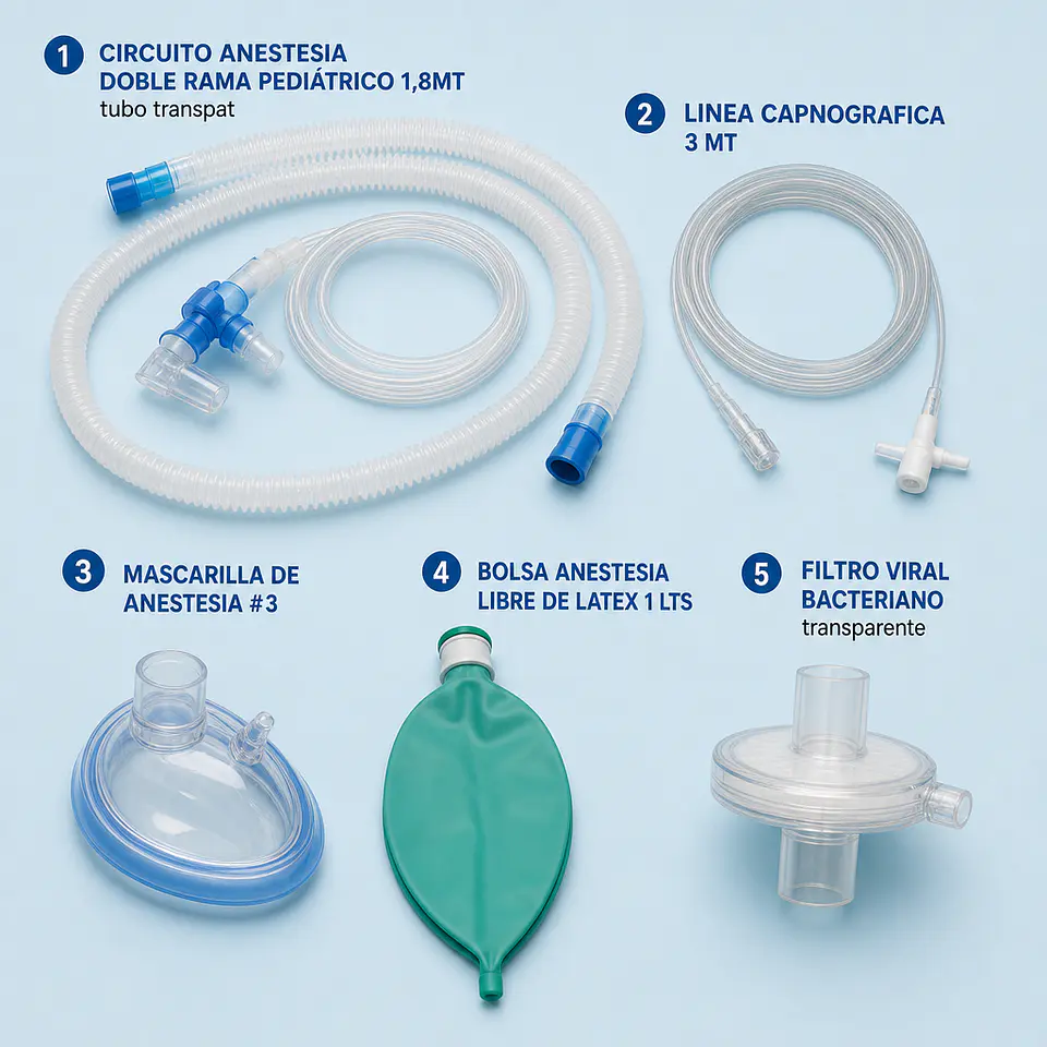 KIT DE ANESTESIA PEDIÁTRICO COMPLETO 1