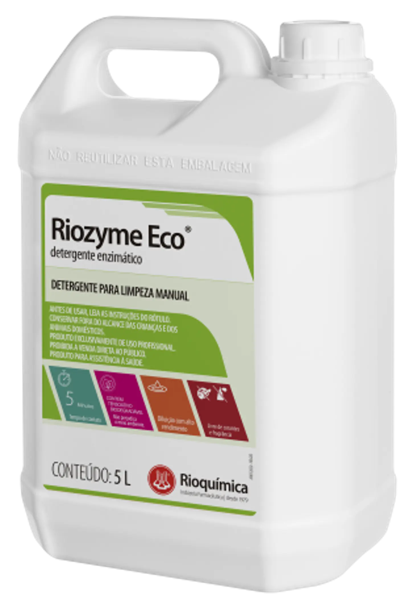 RIOZIME ECO DETERGENTE TETRAENZIMÁTICO BIDÓN 5L 1