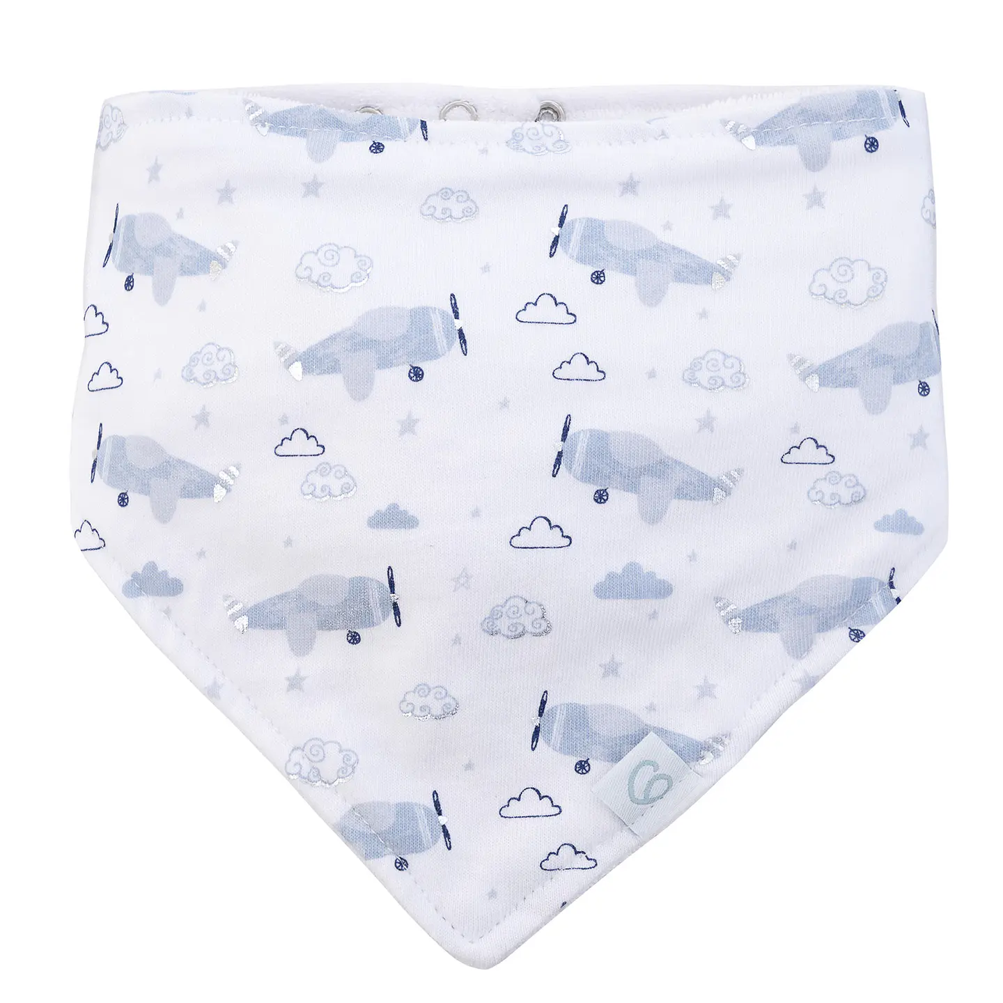 Set 2 Baberos Bandana Algodón Niño 5