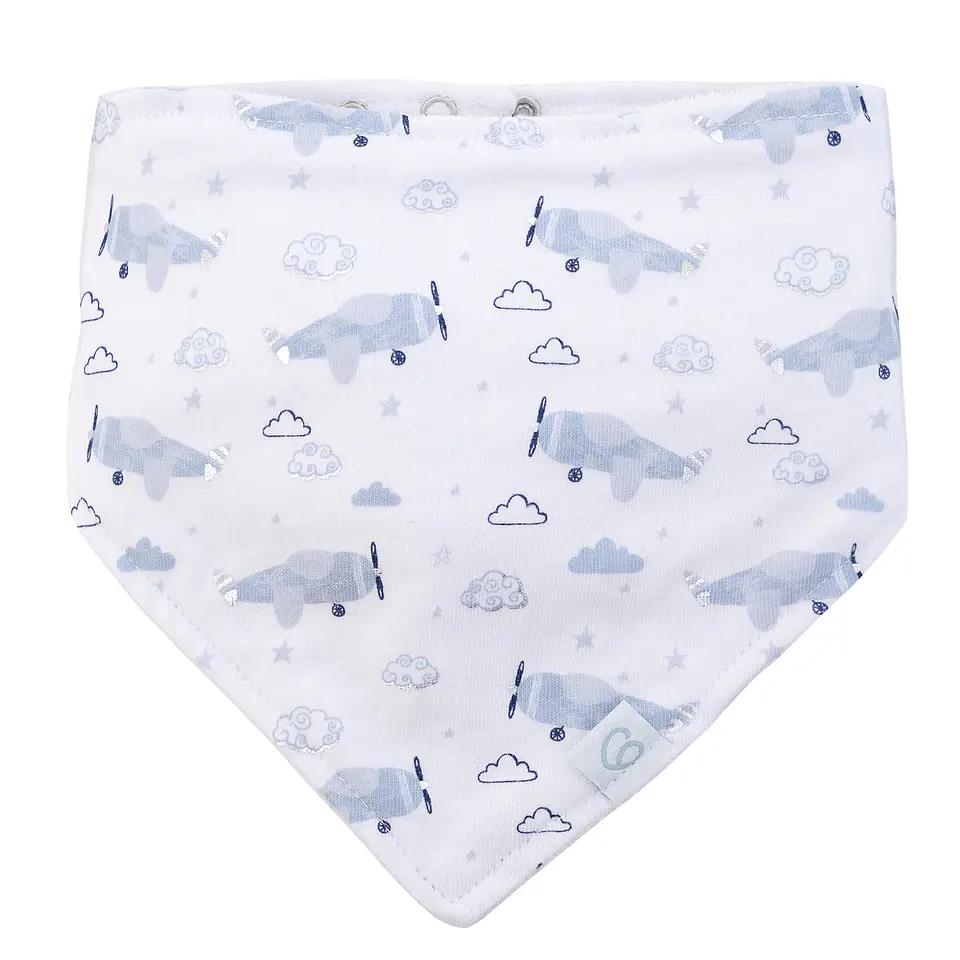 Set 2 Baberos Bandana Algodón Niño 5
