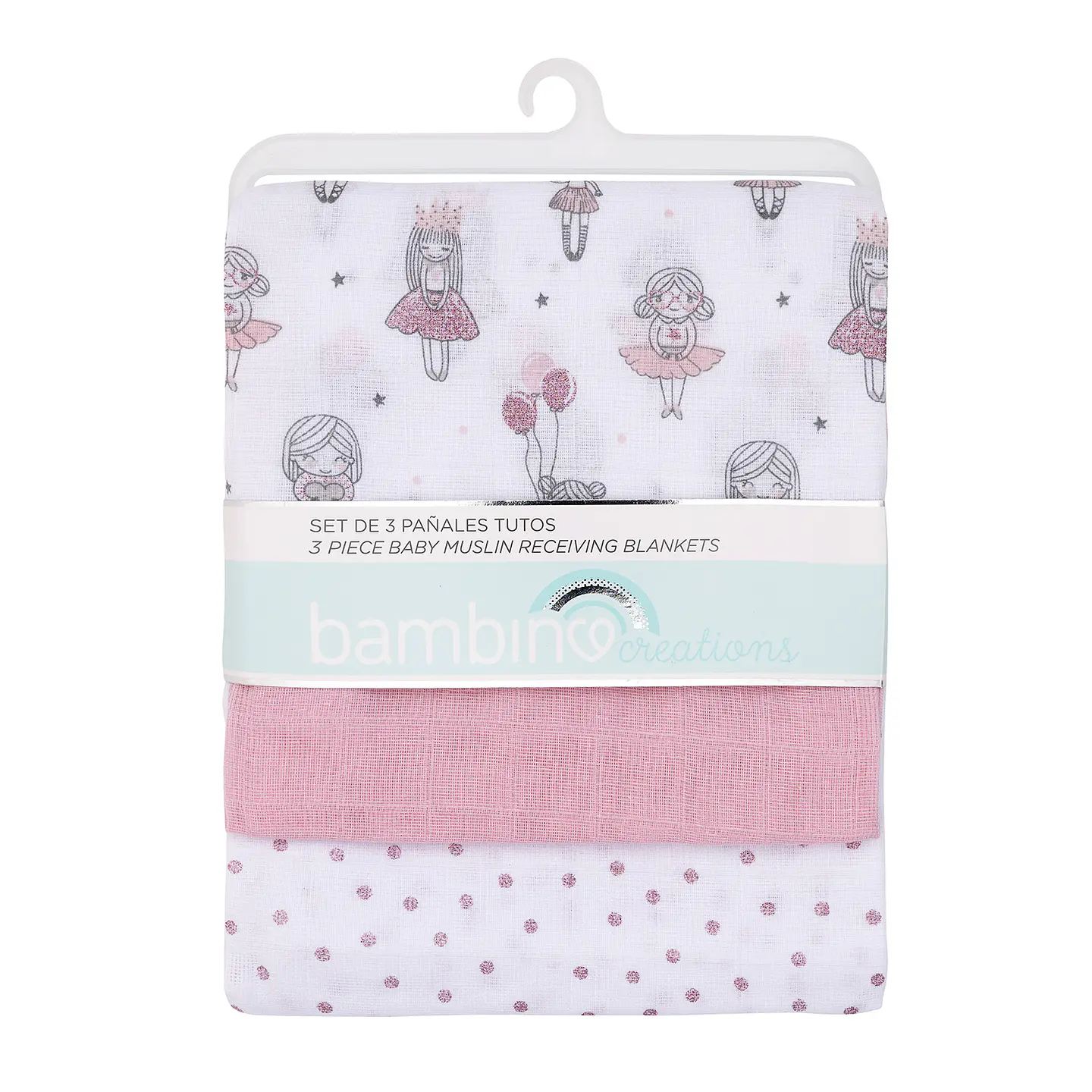 Set 3 Pañales Tuto Rosado Niñas 1