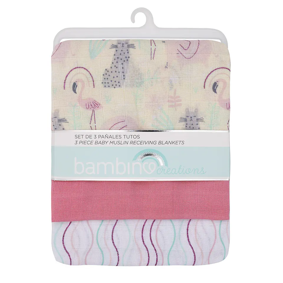 Pañales Tutos Set 3 Piezas 100% Algodón Chita Niña 1