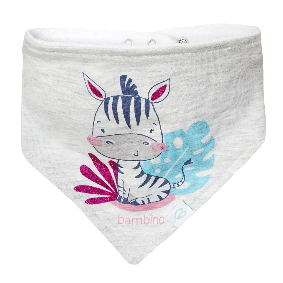 Set 2 Baberos Bandana Algodón Niña 2