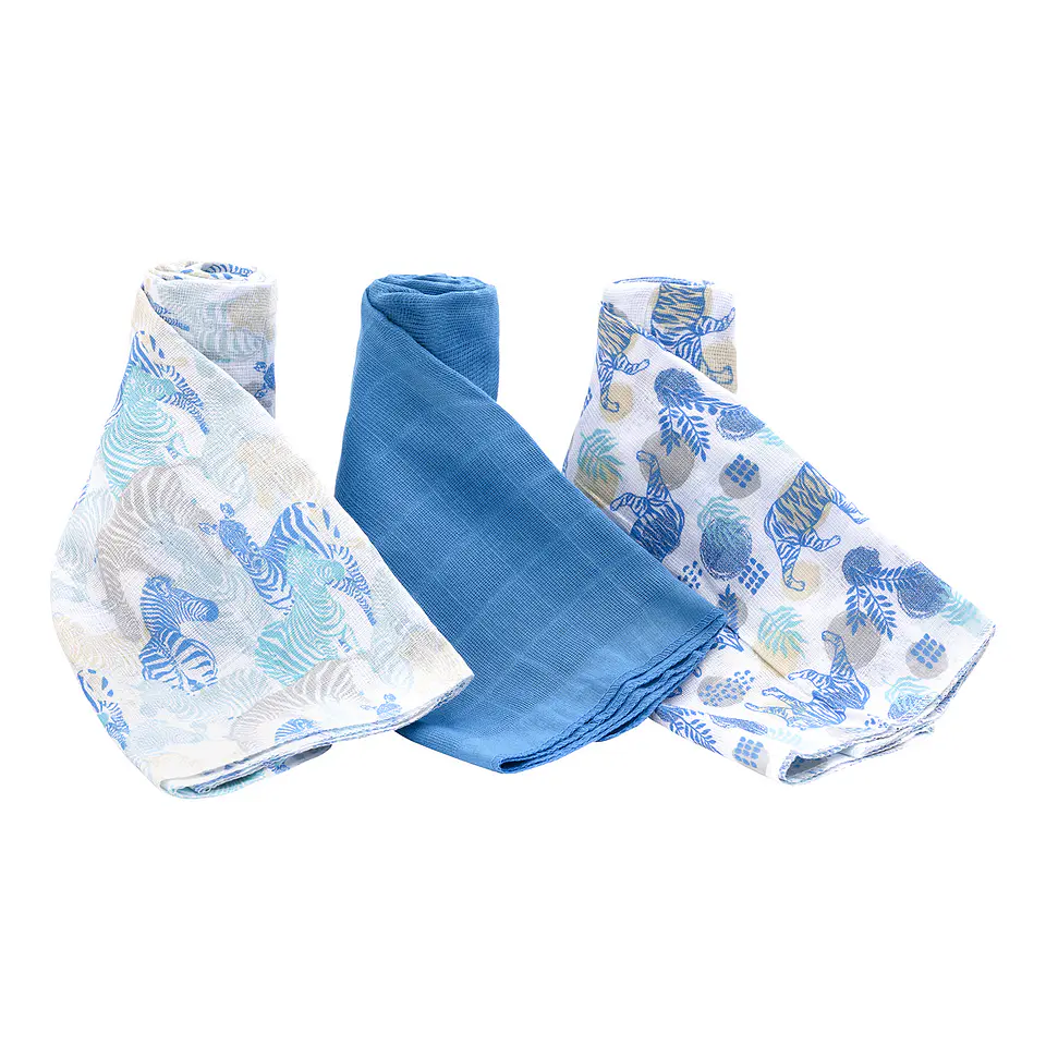 Pañales Tutos Cebra Set 3 Piezas 100% Algodón 2