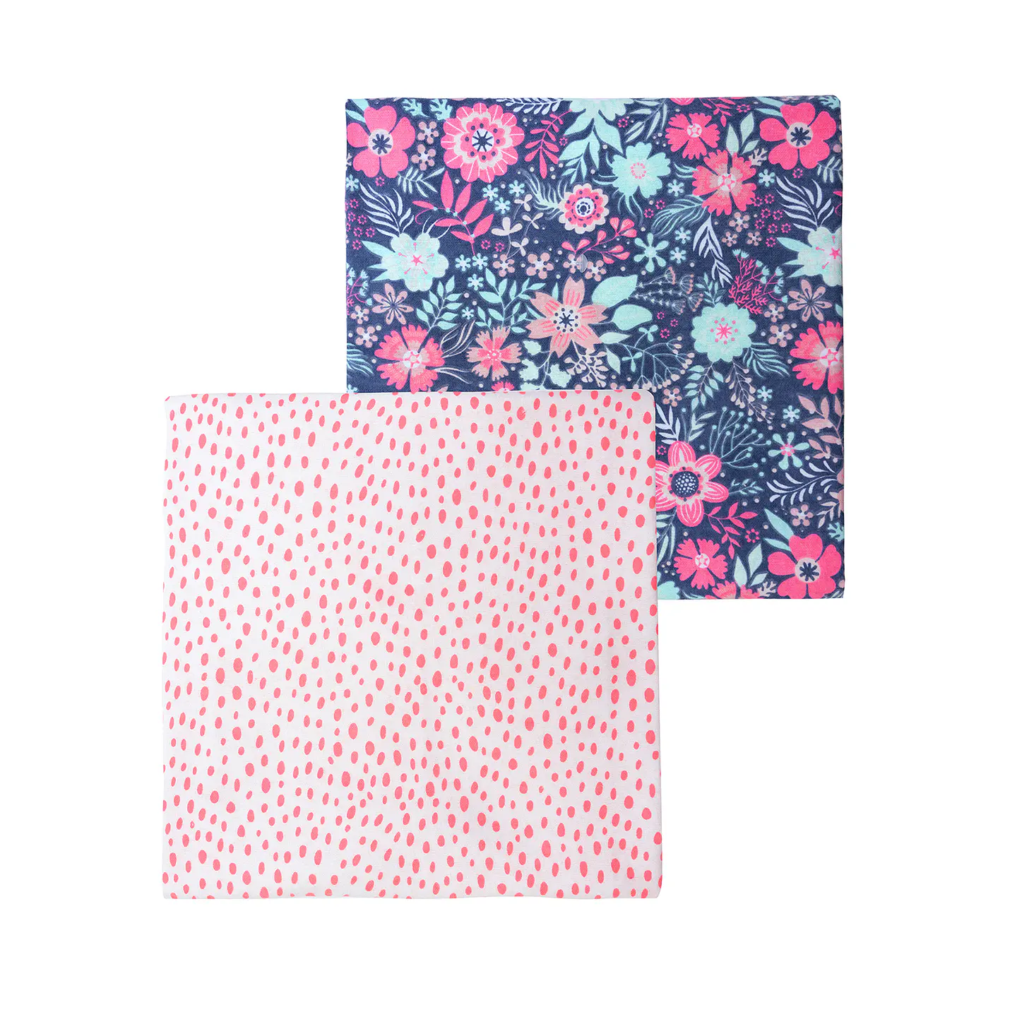 Set 2 Mantitas Franela Rosado 2