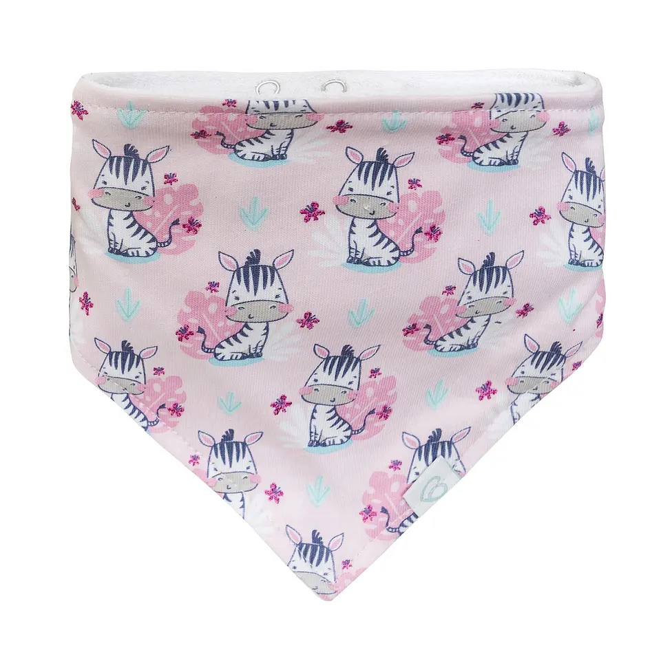 Set 2 Baberos Bandana Algodón Niña 8