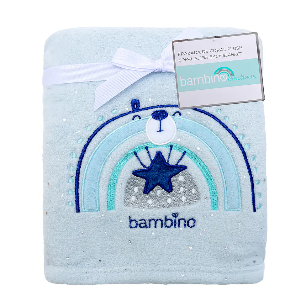 Frazada Coral Celeste Plush Niño 2