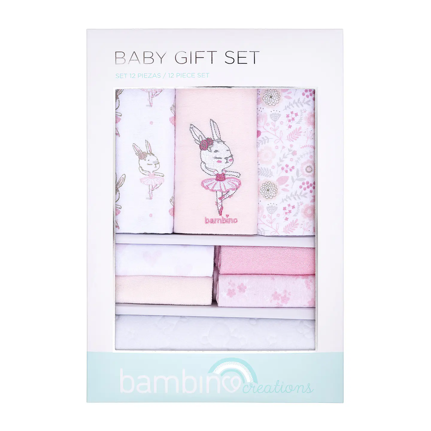 Baby Gift 12 Piezas Rosado 2