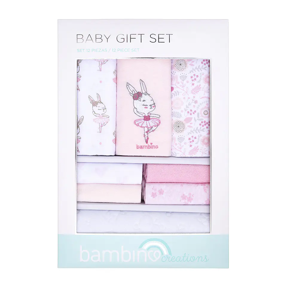 Baby Gift 12 Piezas Rosado 2