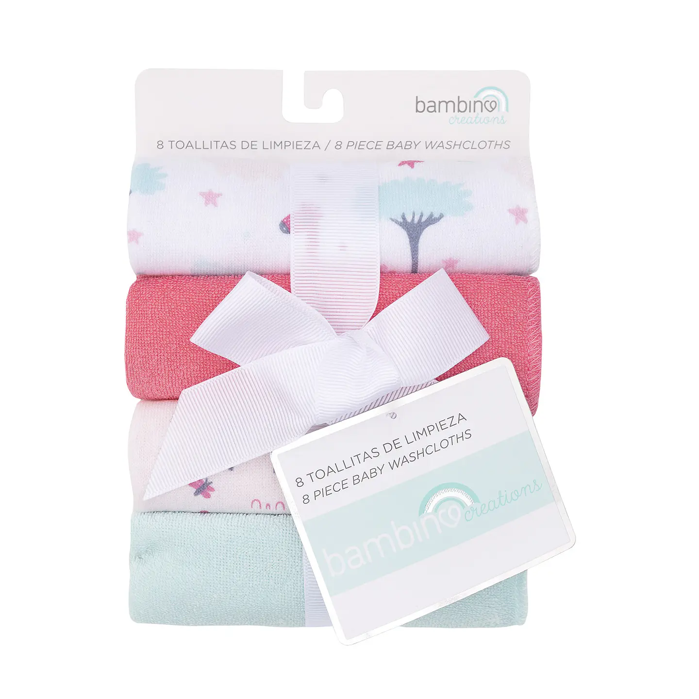 Set de 8 Toallitas de Limpieza Rosado 3