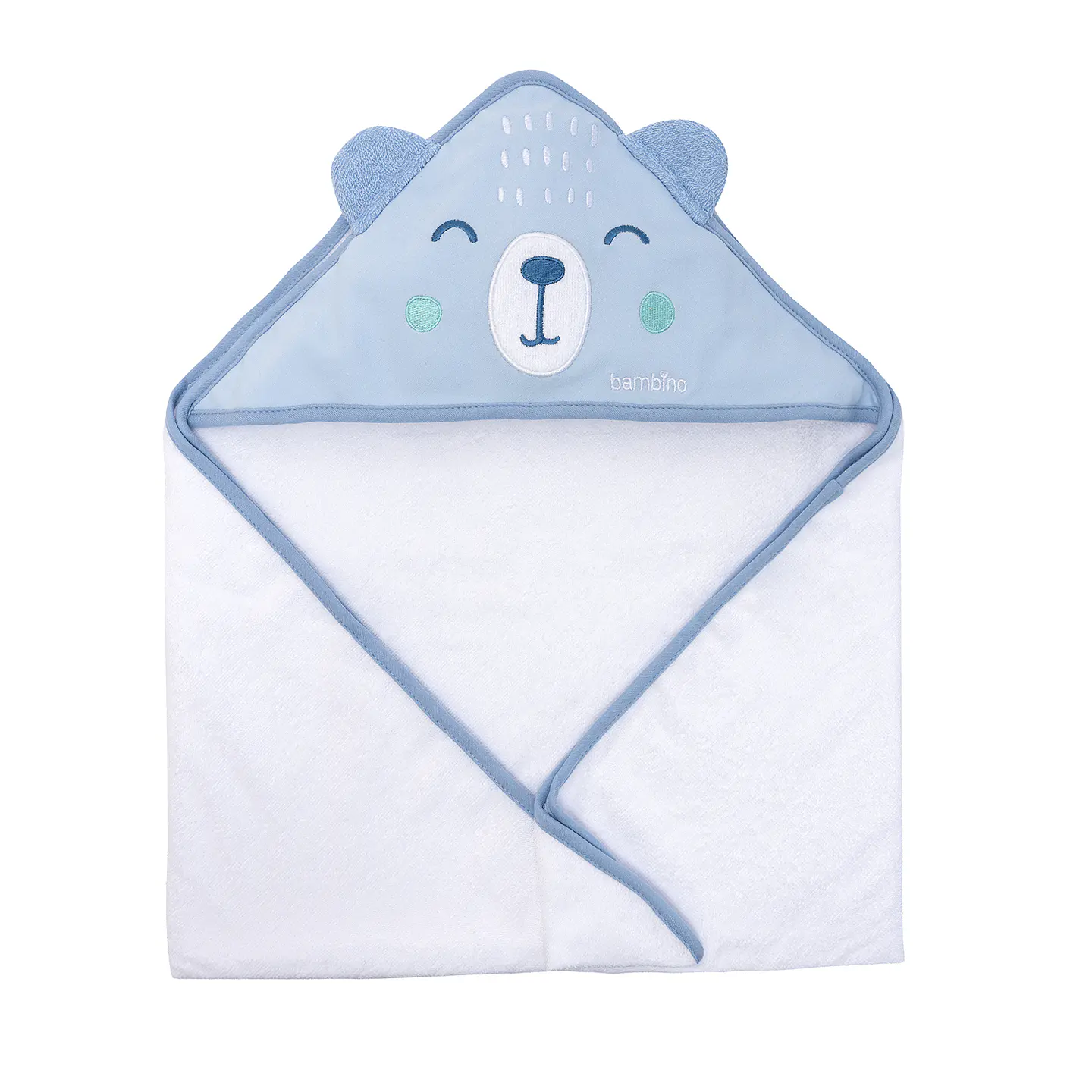 Toalla con Capucha Celeste /Azul 4