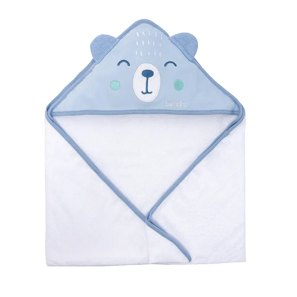 Toalla con Capucha Celeste /Azul 4