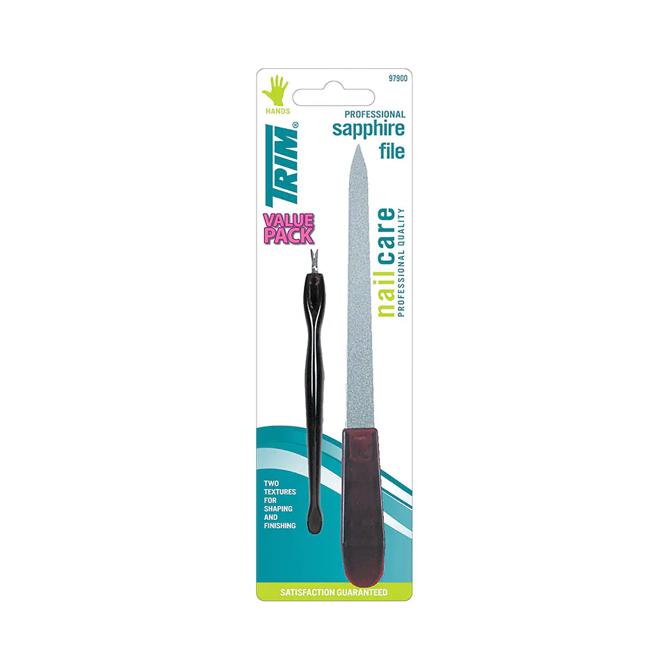 Trim Lima Zafiro & Removedor de Cutícula 1