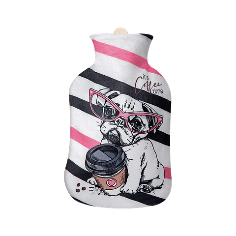 Guatero Thermica C/Funda 1L Perro Con Café