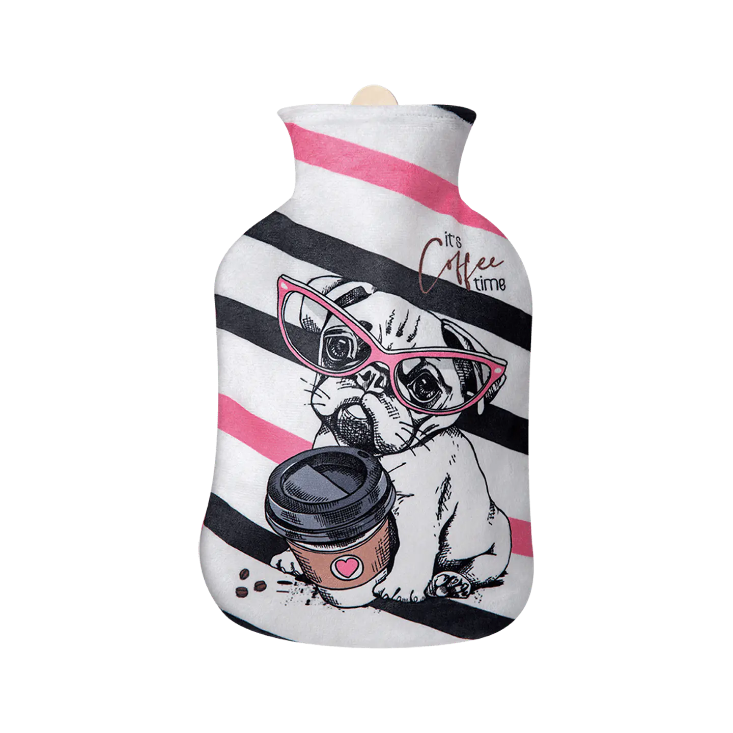 Guatero Thermica C/Funda 1L Perro Con Café 1