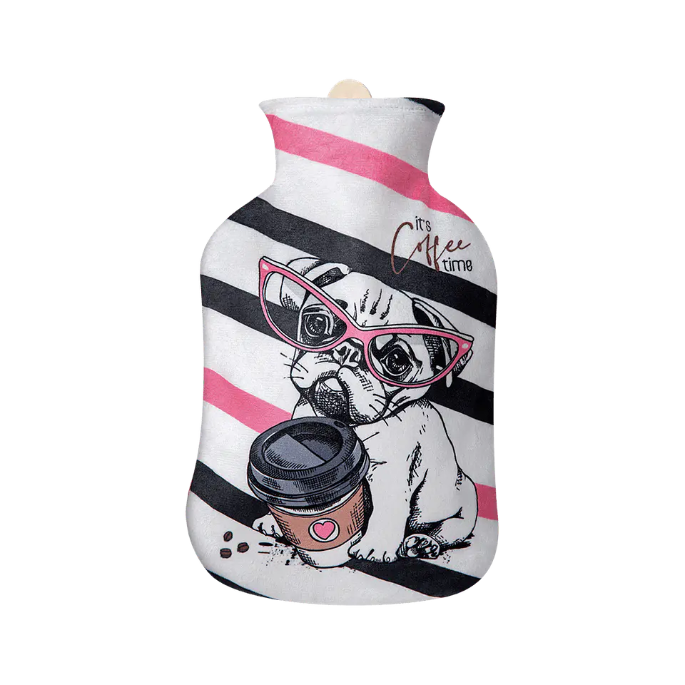 Guatero Thermica C/Funda 1L Perro Con Café 1