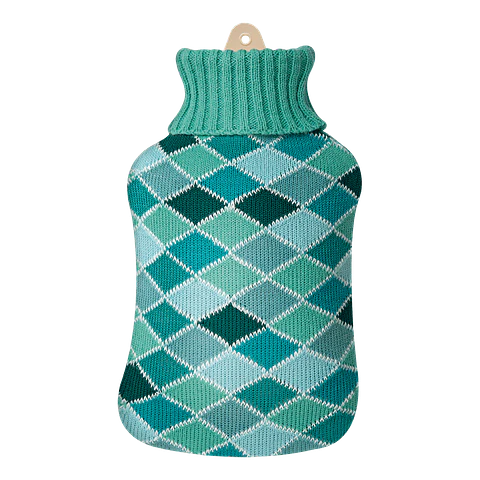 Guatero Thermica C/Funda 2 Lt Rombos Verdes
