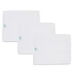 Set 3 Pañales Tutos 100% Algodón Liso Blanco - Miniatura 1