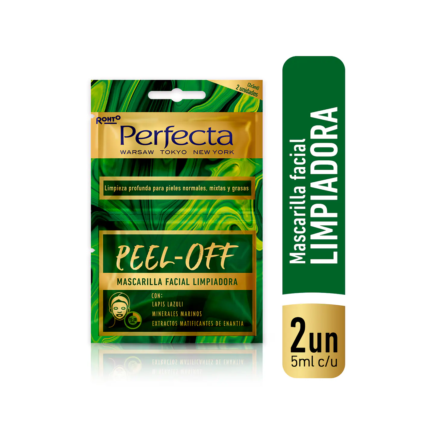 Perfecta Mask Peel off (2 unid. x 5ml) 1
