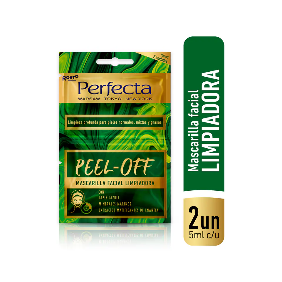 Perfecta Mask Peel off (2 unid. x 5ml) 1