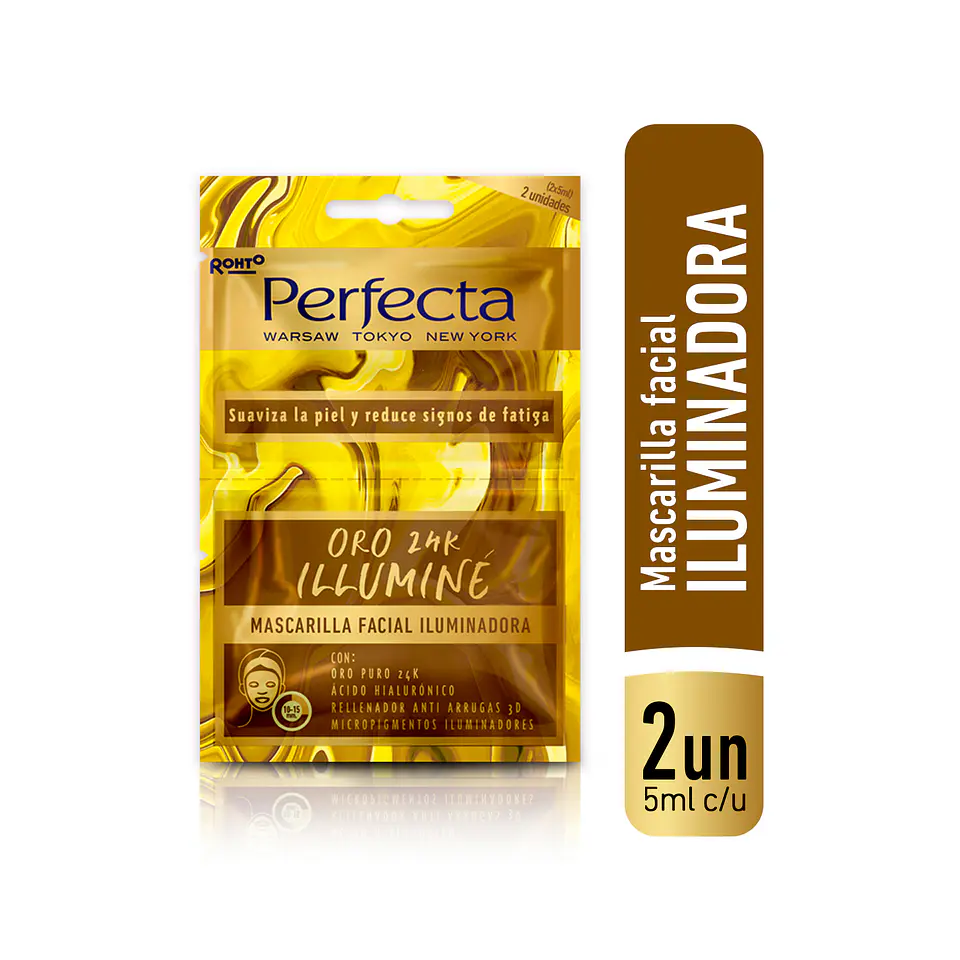 Perfecta Mask Oro 24k (2 unid. x 5ml) 3
