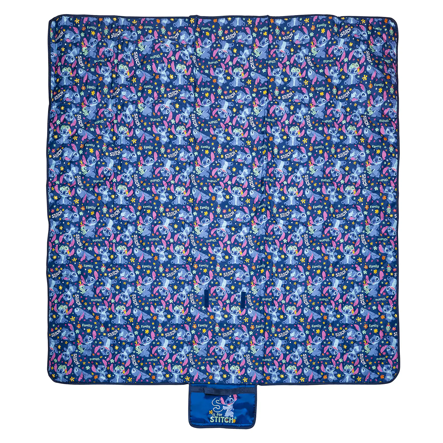 Manta Picnic Azul Stitch Unisex 2